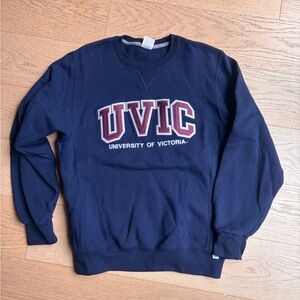 University of Victoria Navy Crewneck Sweater